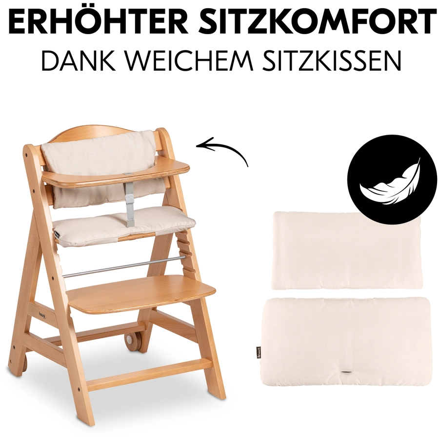 hauck Hochstuhl Beta Plus Natur