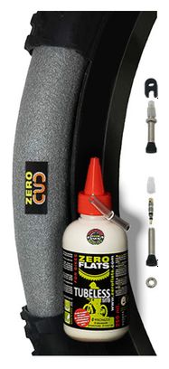 Kit Mousses Anti-Pincement 27.5'' avec Valves Tubeless et Préventif Zero Flats