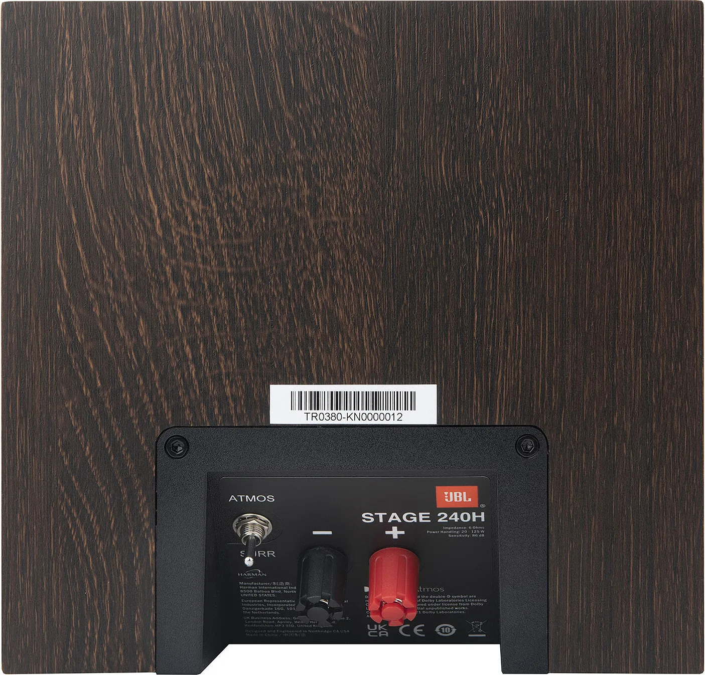 JBL 240H Bois noir (la paire) Enceintes Atmos