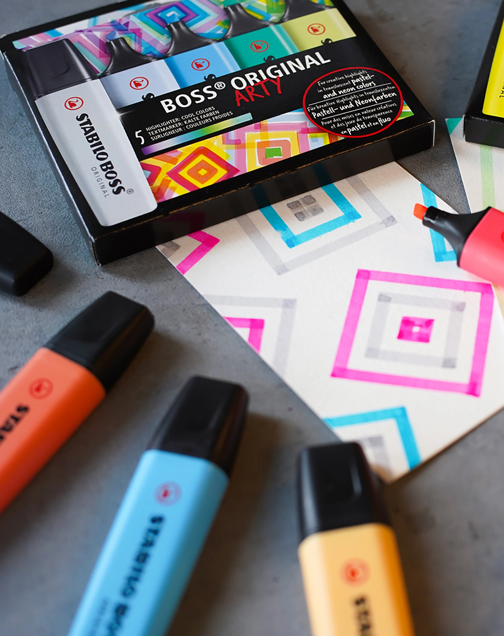 Textmarker STABILO® BOSS ORIGINAL ARTY 10er-Pack