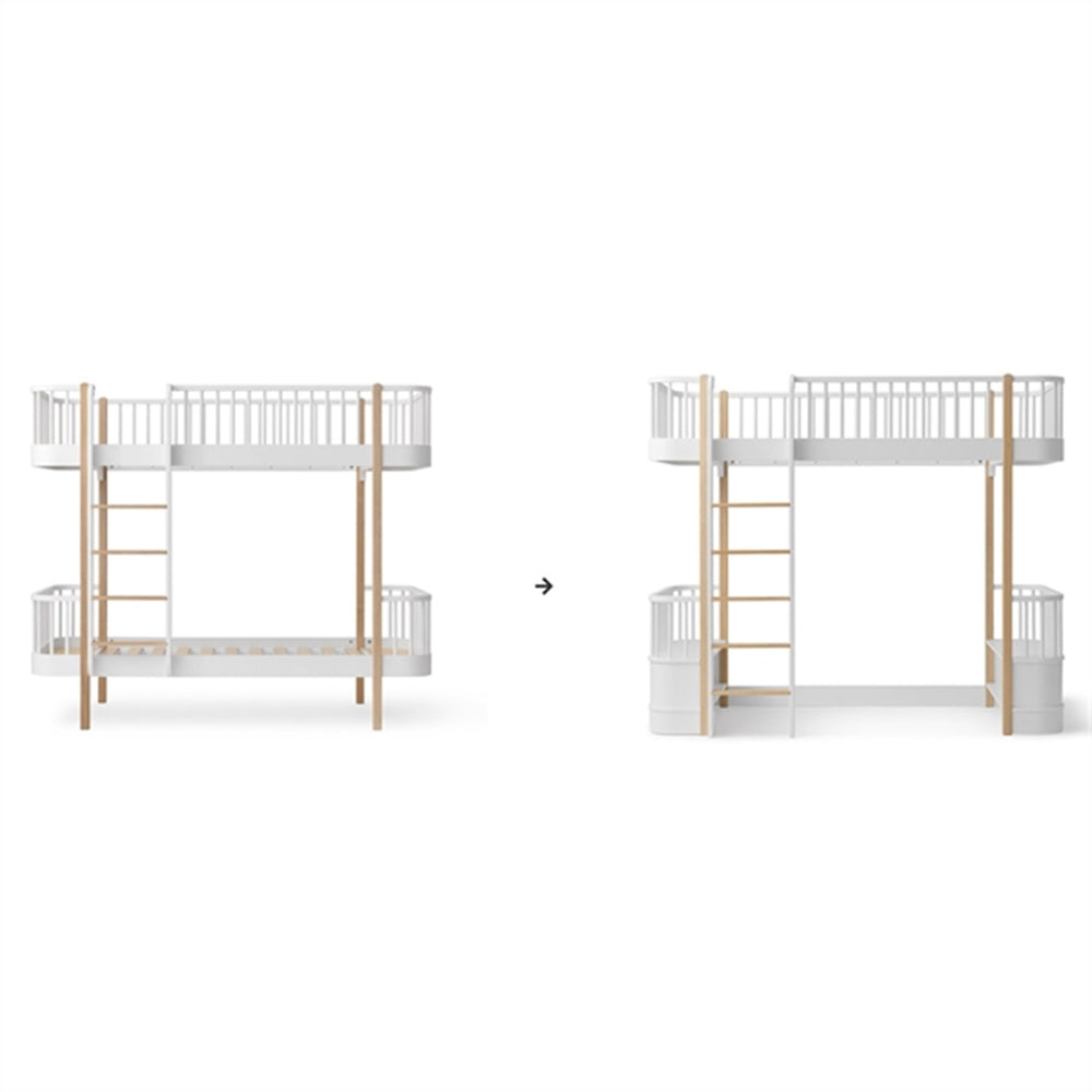 Køb Oliver Furniture Wood Ombygningskit Hvid/Eg