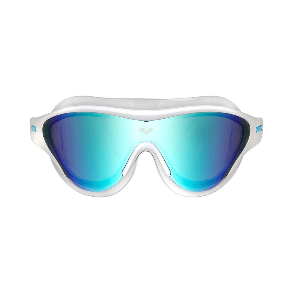 Arena THE ONE MASK MIRROR - Masque de natation blue/white/black