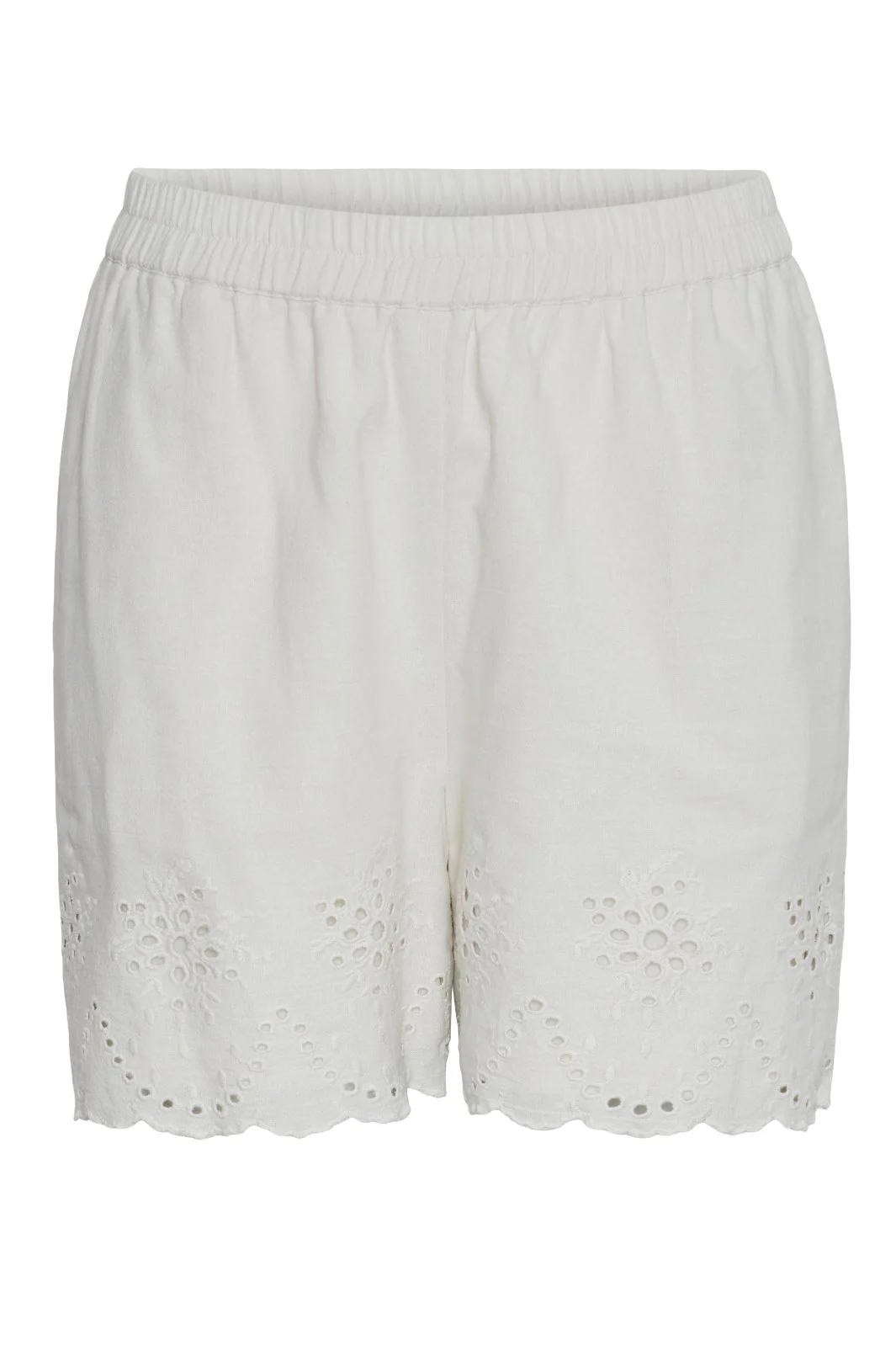 Pieces Pcalmina Embroidery Shorts 4486666 birch