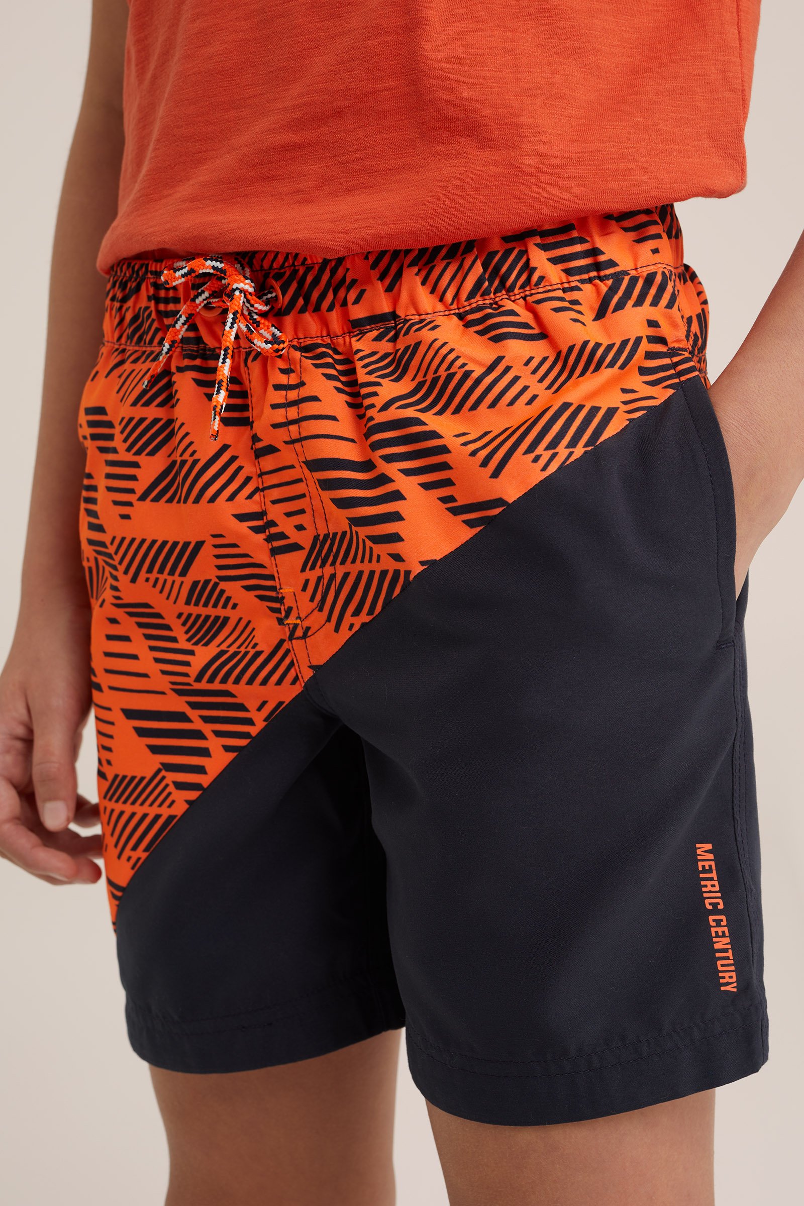 Jongens zwemshort met dessin WE Fashion Feloranje