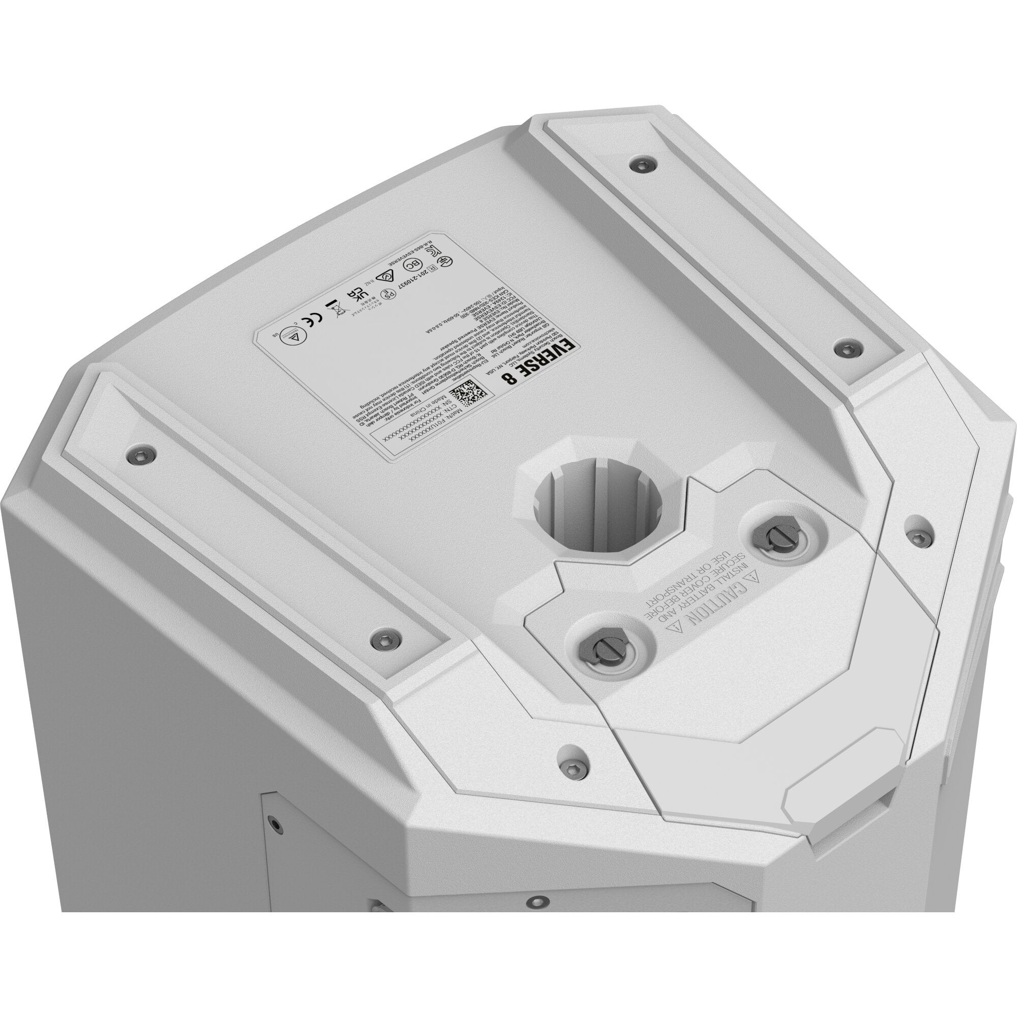 Electro-Voice Everse 8-W weersbestendige mobiele accu-speaker (wit)