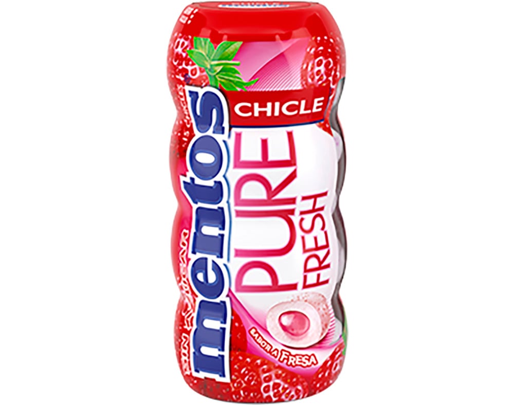 PASTILHAS MENTOS ELÁSTICAS MORANGO 30G