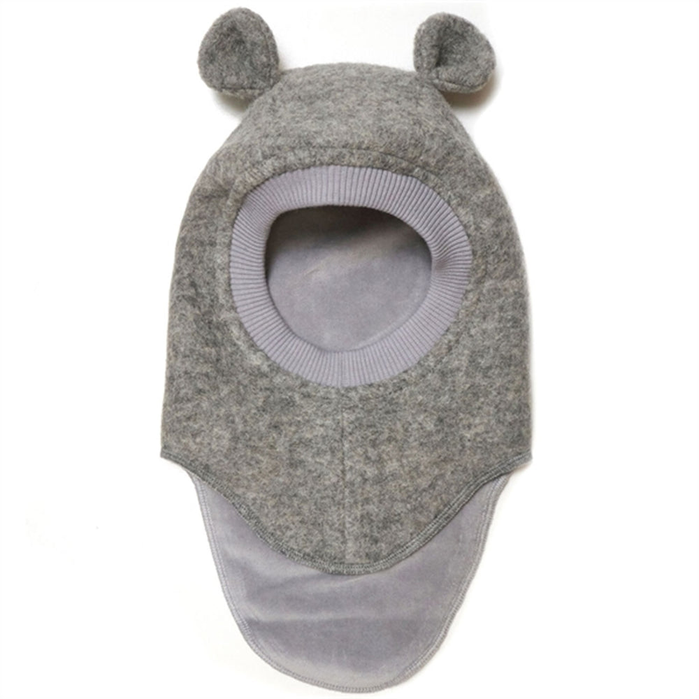 Elefanthue Ører Soft Uld Plys Medium Grey Melange