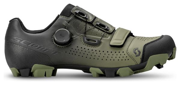 Chaussures VTT Scott Team Boa Noir/Vert Homme