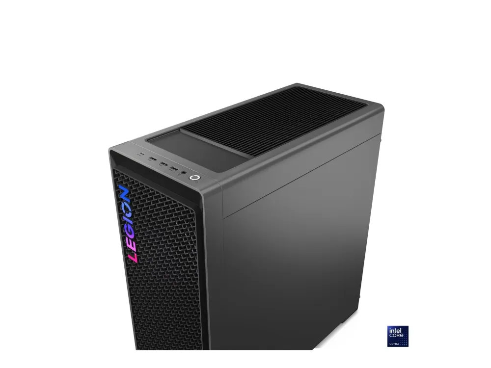 Lenovo Legion T7 34IAS10 90Y6 - Tower gaming - Core Ultra 7 265KF / op til 5.5 GHz - RAM 32 GB - SSD 1 TB - NVMe - GeForce RTX 5080 - Gigabit Ethernet, 2.5 Gigabit Ethernet, IEEE 802.11ax (Wi-Fi 6), Bluetooth 5.4, IEEE 802.11be (Wi-Fi 7) - Win 11 Hom
