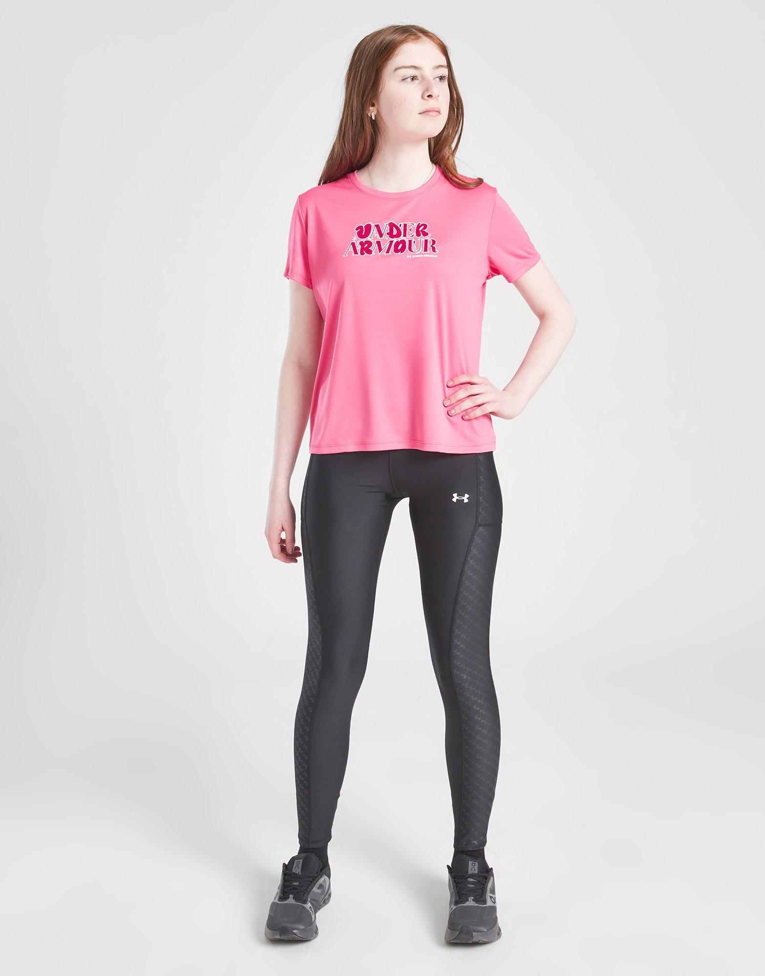 Under Armour Girls' Tech Wordmark T-Shirt Junior