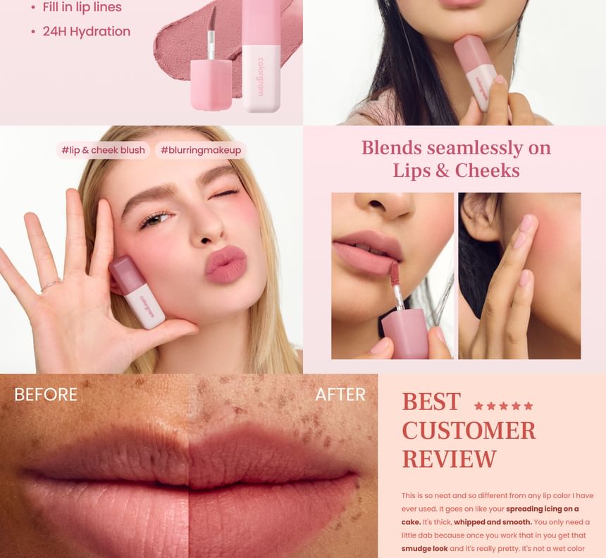 colorgram - Nude Blur Tint - 18 kleuren
