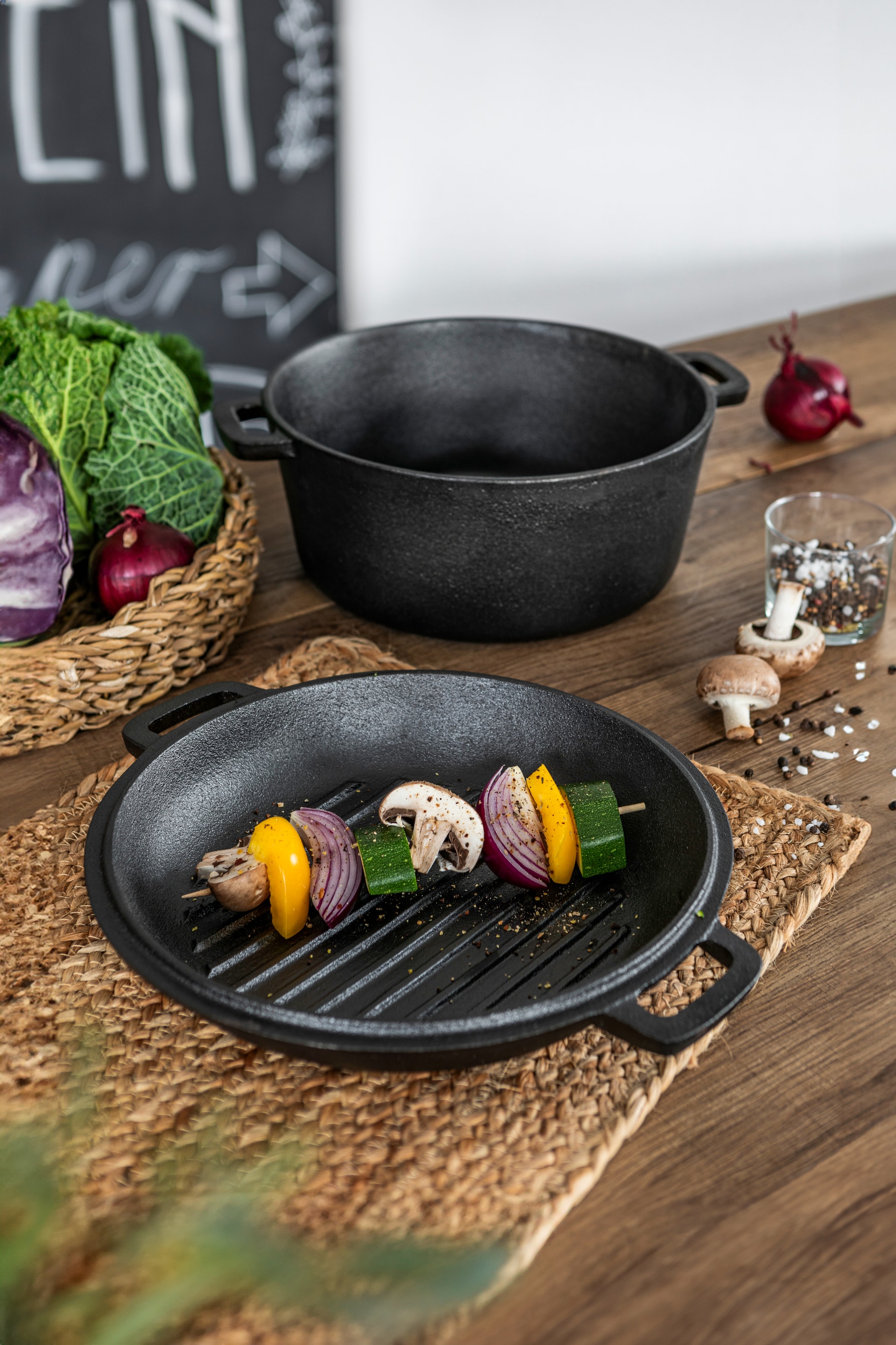 ELO Brottopf 26 cm Gusseisen schwarz