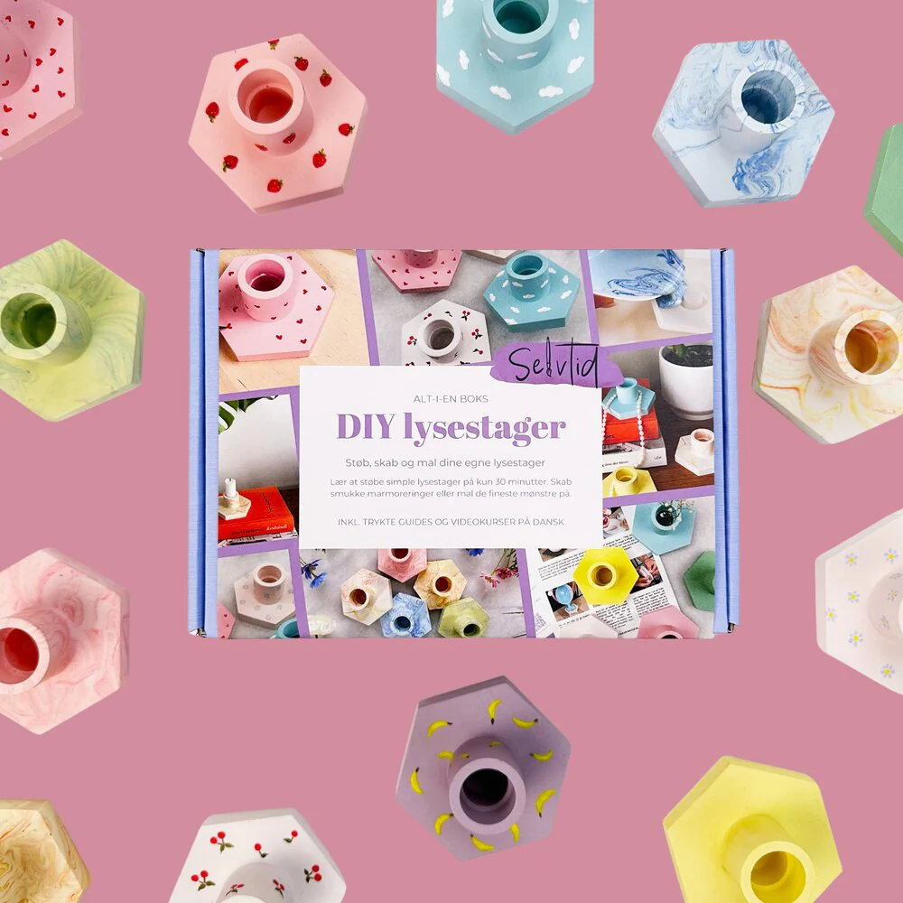 Selvtid  DIY lysestage støbekit