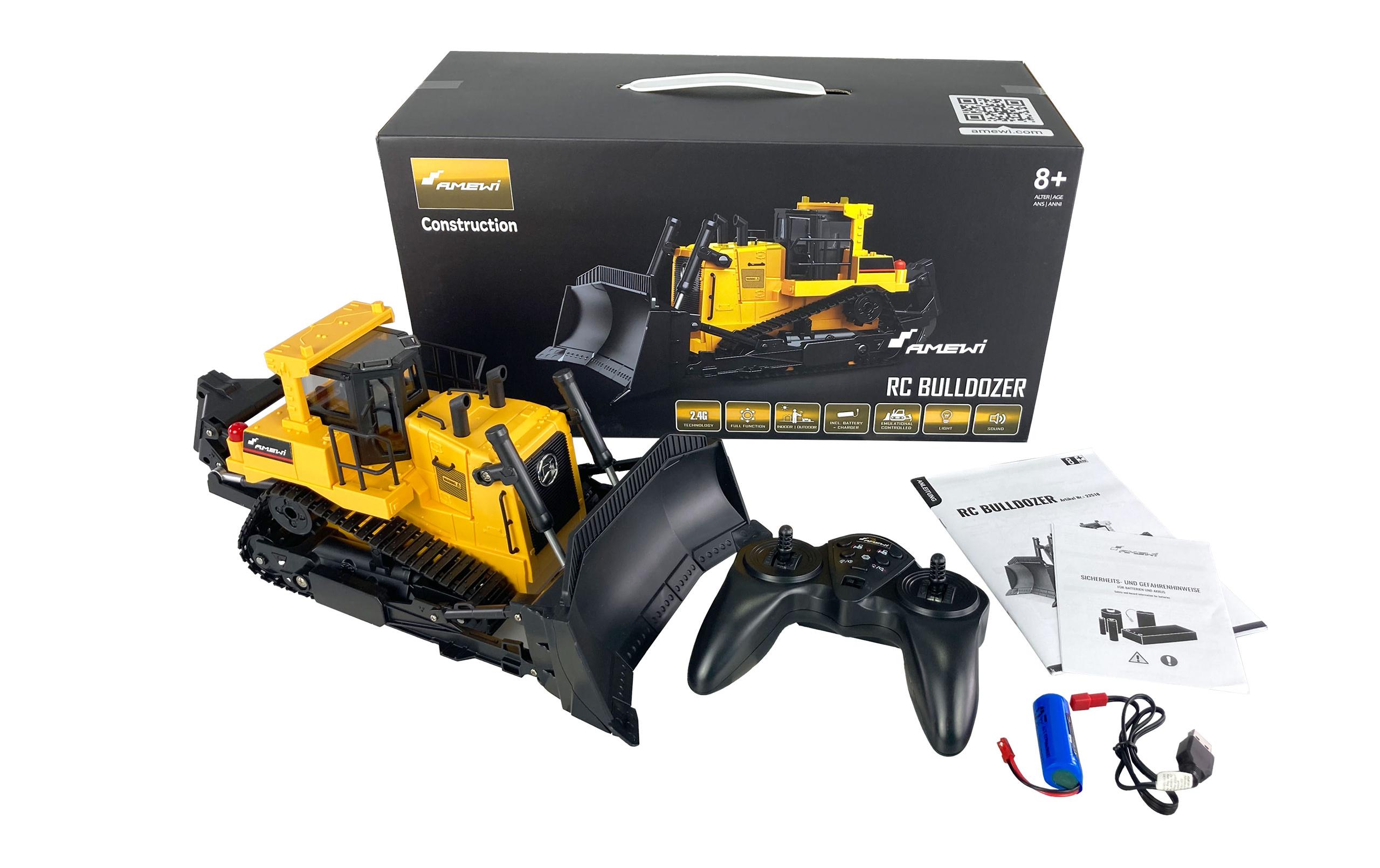 Bulldozer 1:24, RTRKleine, ferngesteuerte Planierraupe im Massstab 1:24