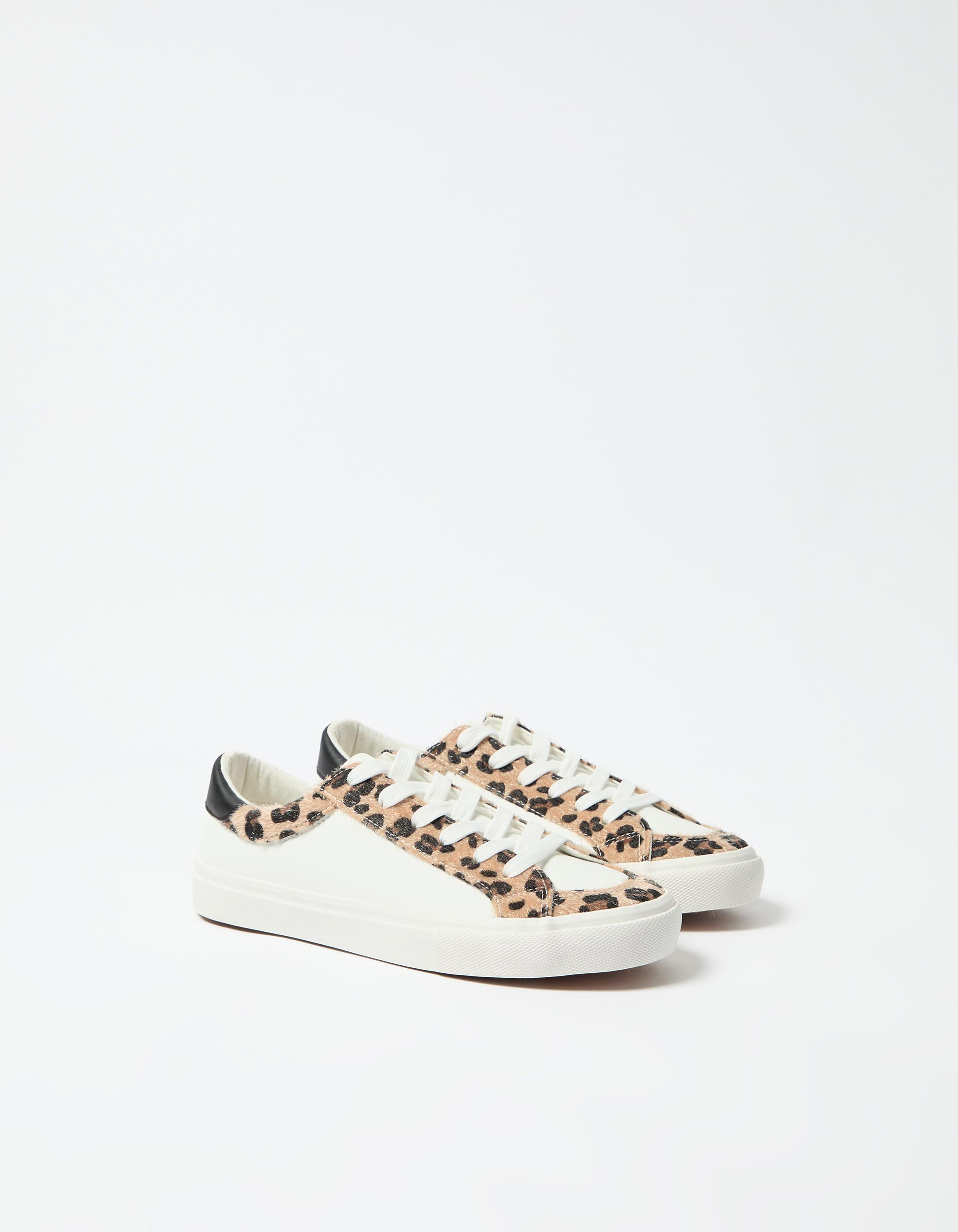Sapatilhas Animal Print, Mulher, Branco