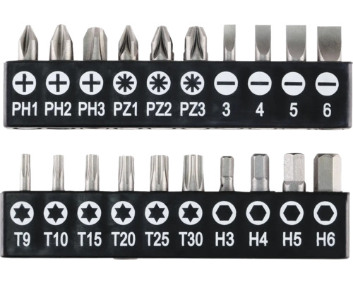KWB gereedschapskoffer 31,5 x 8,5 x 24 mm, 35-delig.