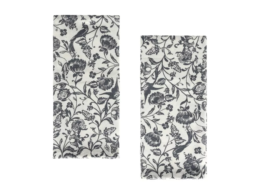 Ensemble De Torchons Fylla bleu foncé 40 x 60