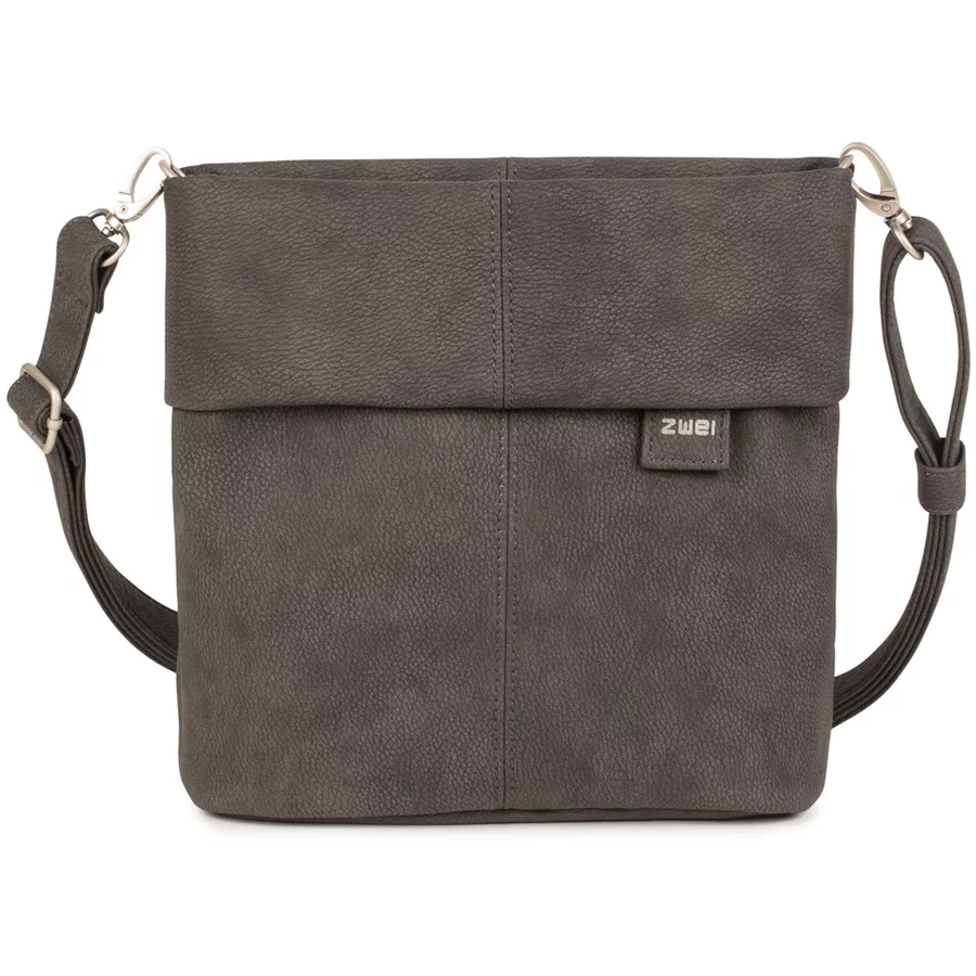 zwei Mademoiselle M8 - Schultertasche 25 cm nubuk-stone