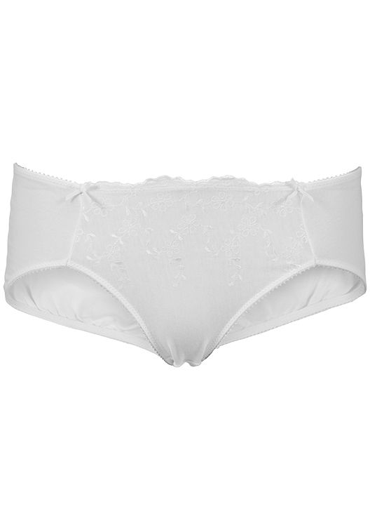 Truser med broderi 2 pk