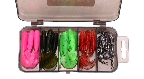 Fish4All Softbait Twister Kit 1 5.5cm (36 Pièces)