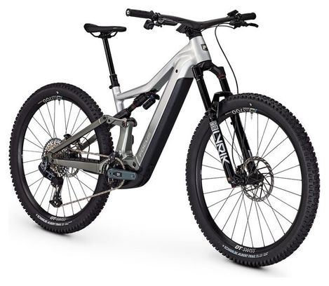 VTT Électrique Tout-Suspendu Focus JAM² 6.0 Sram GX AXS T-Type 12V 600Wh 29'' Argent 2025