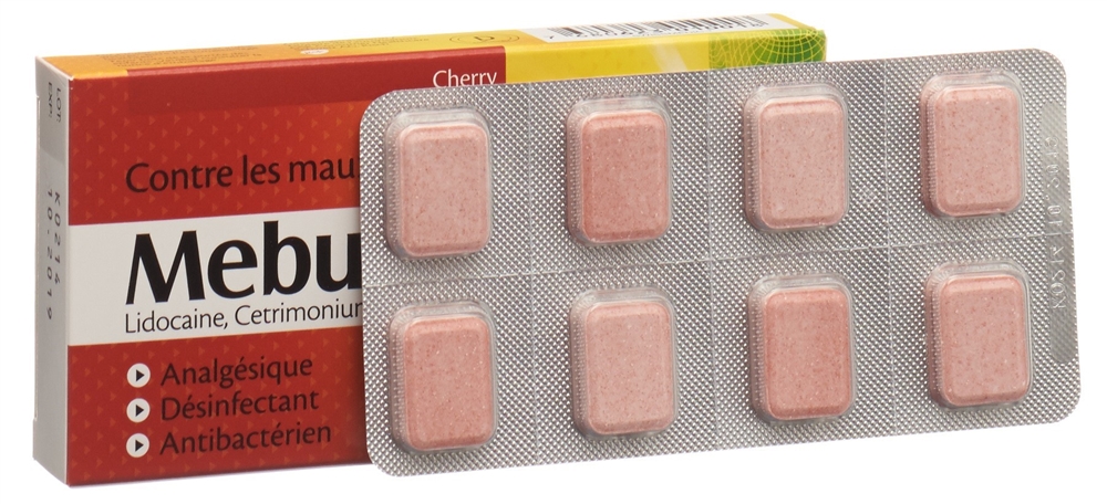 MEBU-CHERRY Lutschtabl Blist 24 Stk