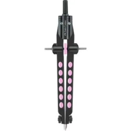 Faber-Castell Zirkel Schnellverstellzirkel Factory Pastell, 1 Stück, 3-fach sortiert