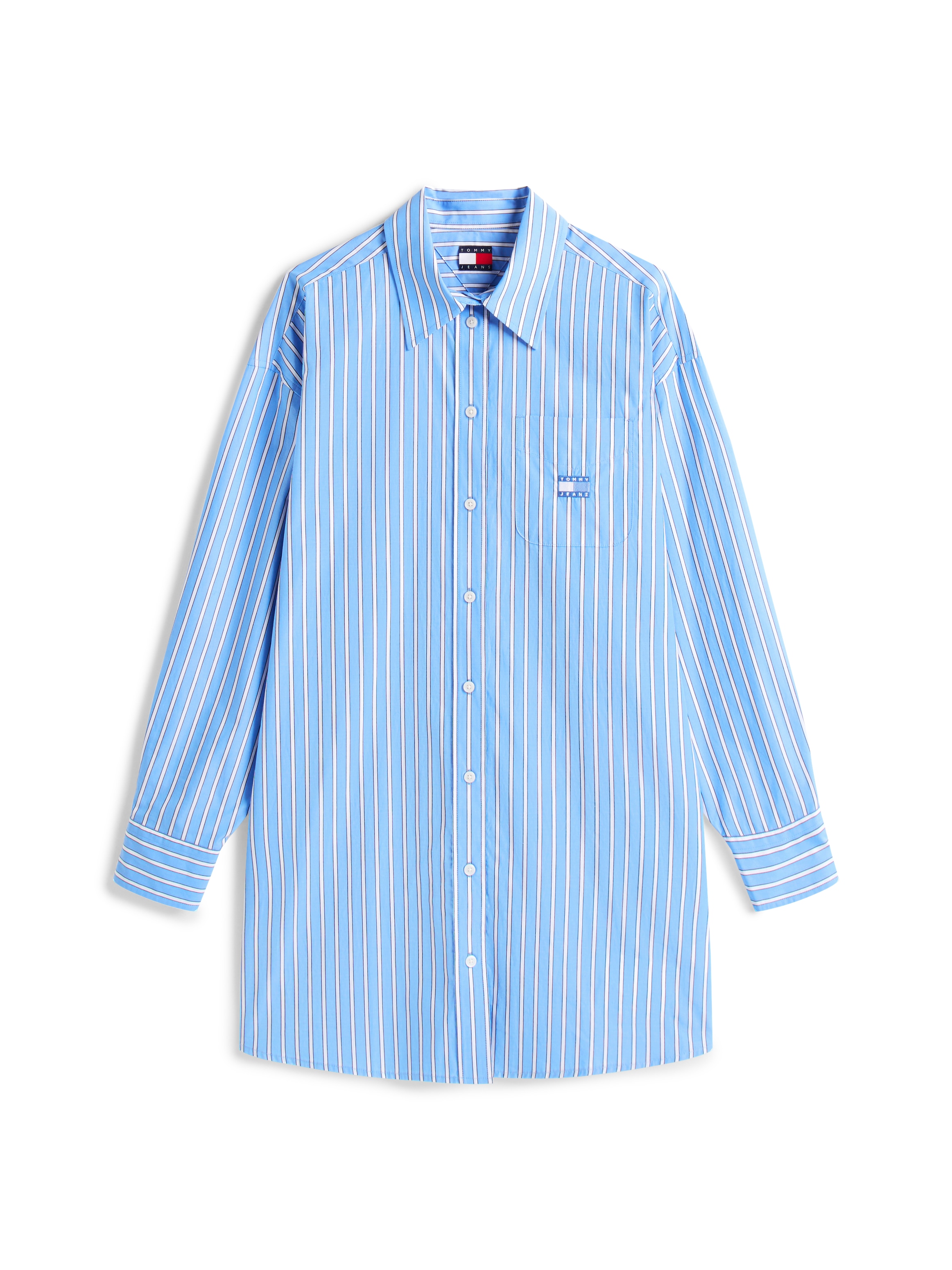 Tommy Jeans Hemdblusenkleid »TJW OVS MINI SHIRT DRESS EXT« Brusttasche