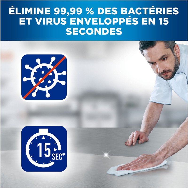 Désinfectant dégraissant M Propre Professionnel citron - Spray 750ml