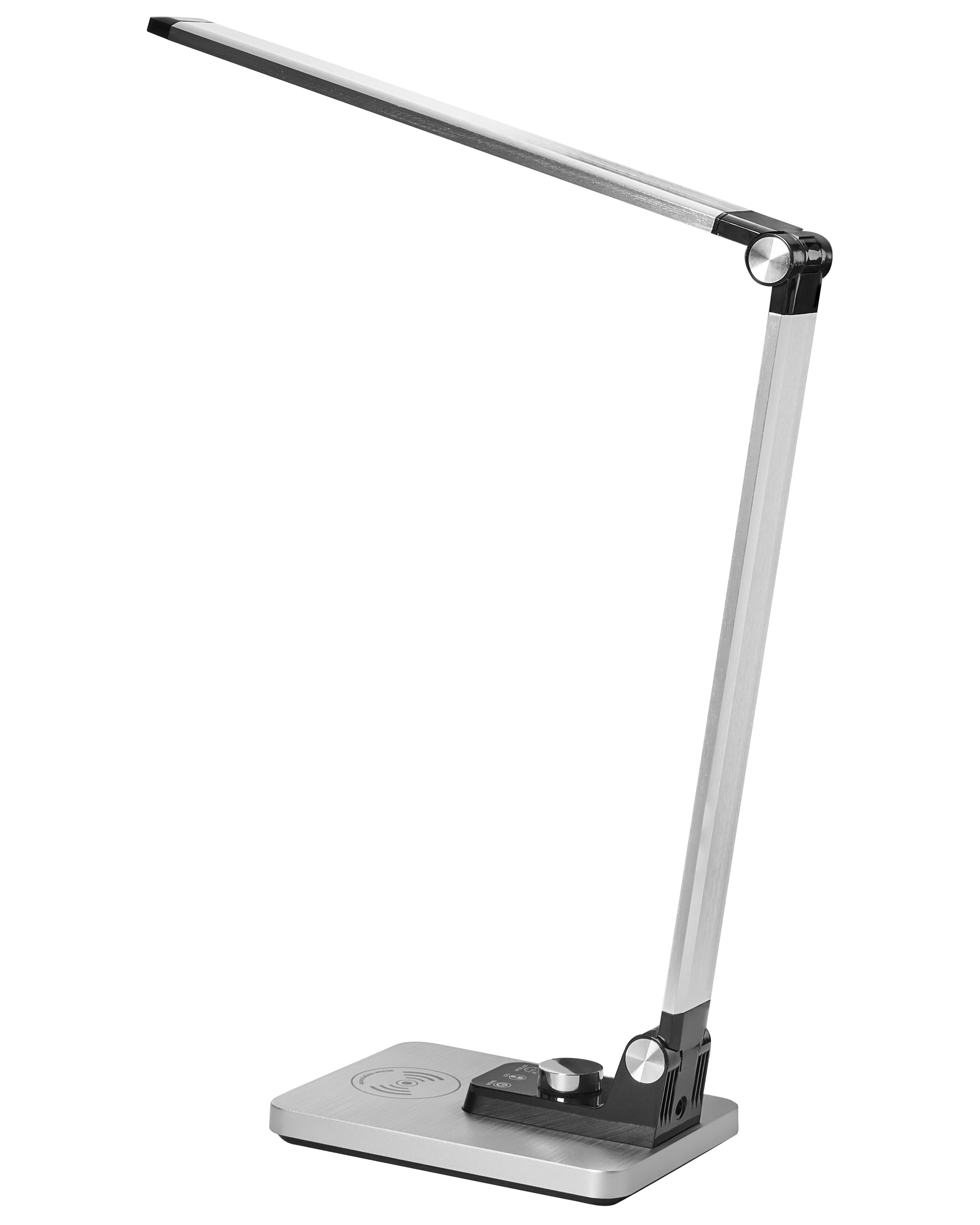 LED bureaulamp ENIF met draadloze oplader Zilver
