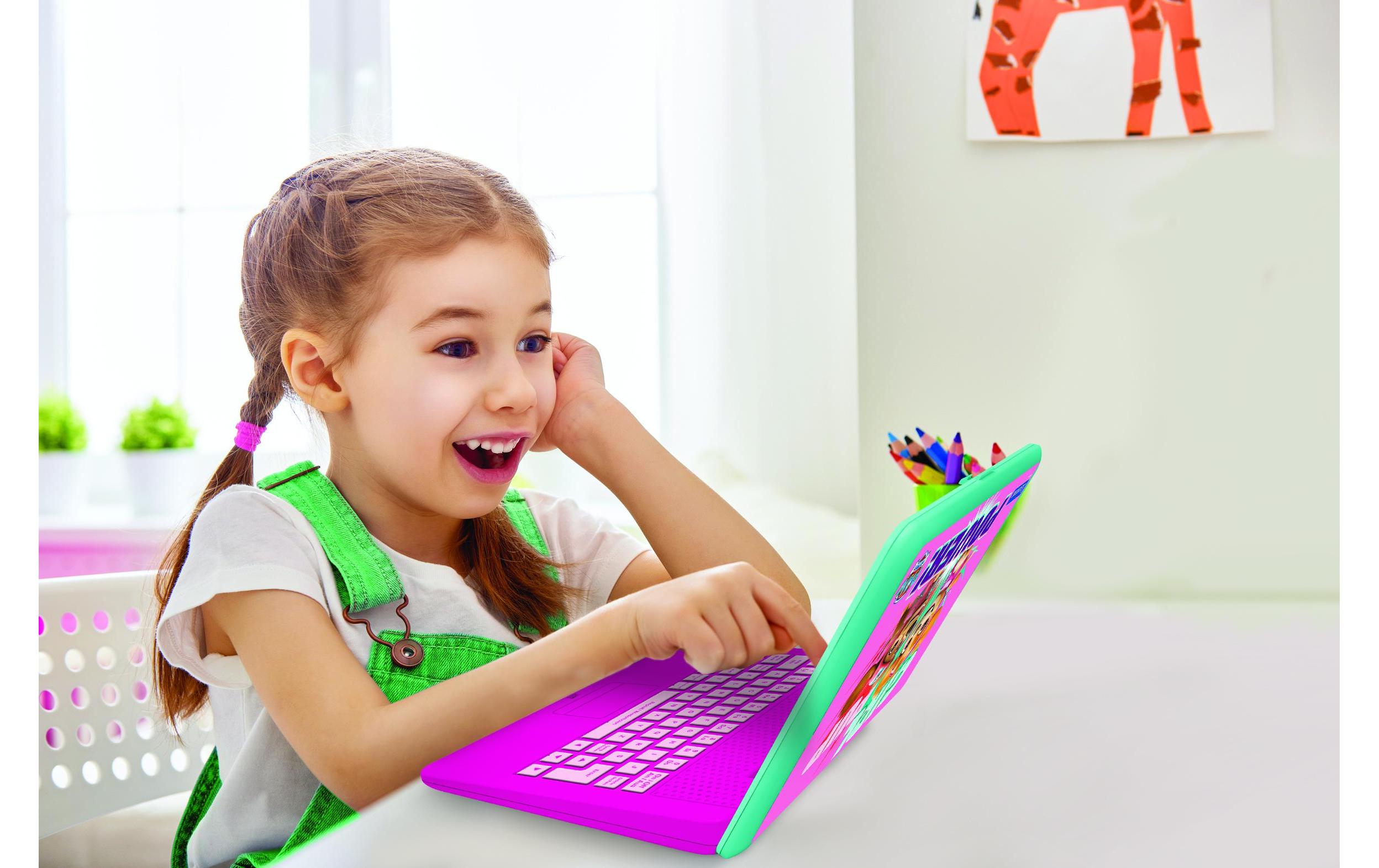 Lern-Laptop Paw Patrol Rosa DE/ ENZweisprachiger Laptop für Bildungszwecke