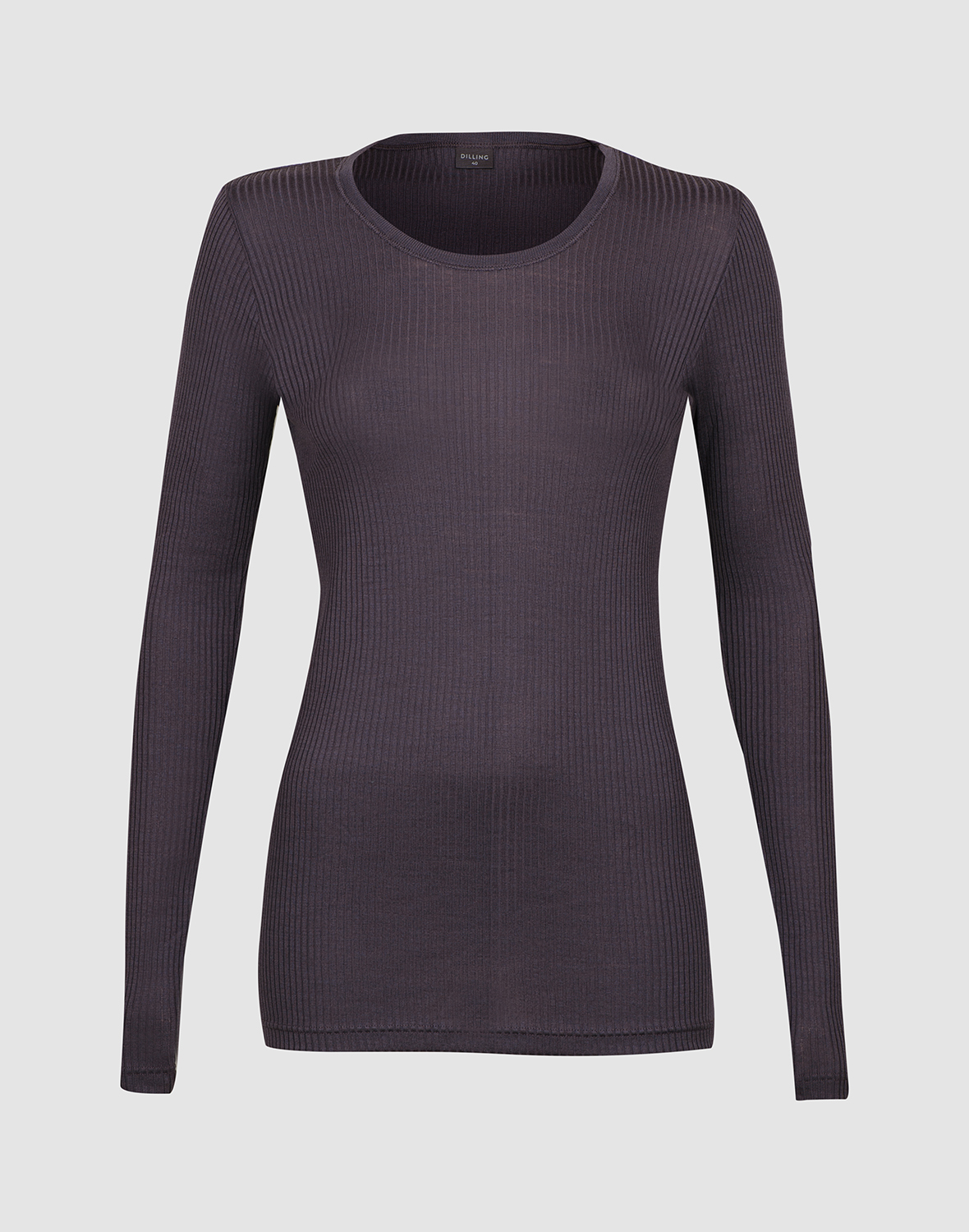 Shirt van merinowol voor dames in Retro-rood