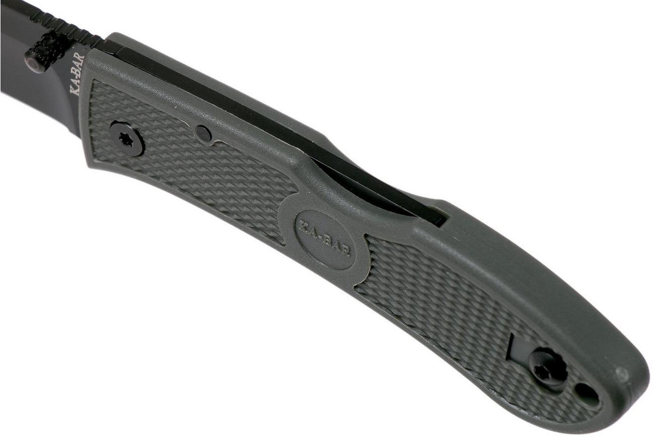 KA-BAR Dozier Thumb Notch groen 4065