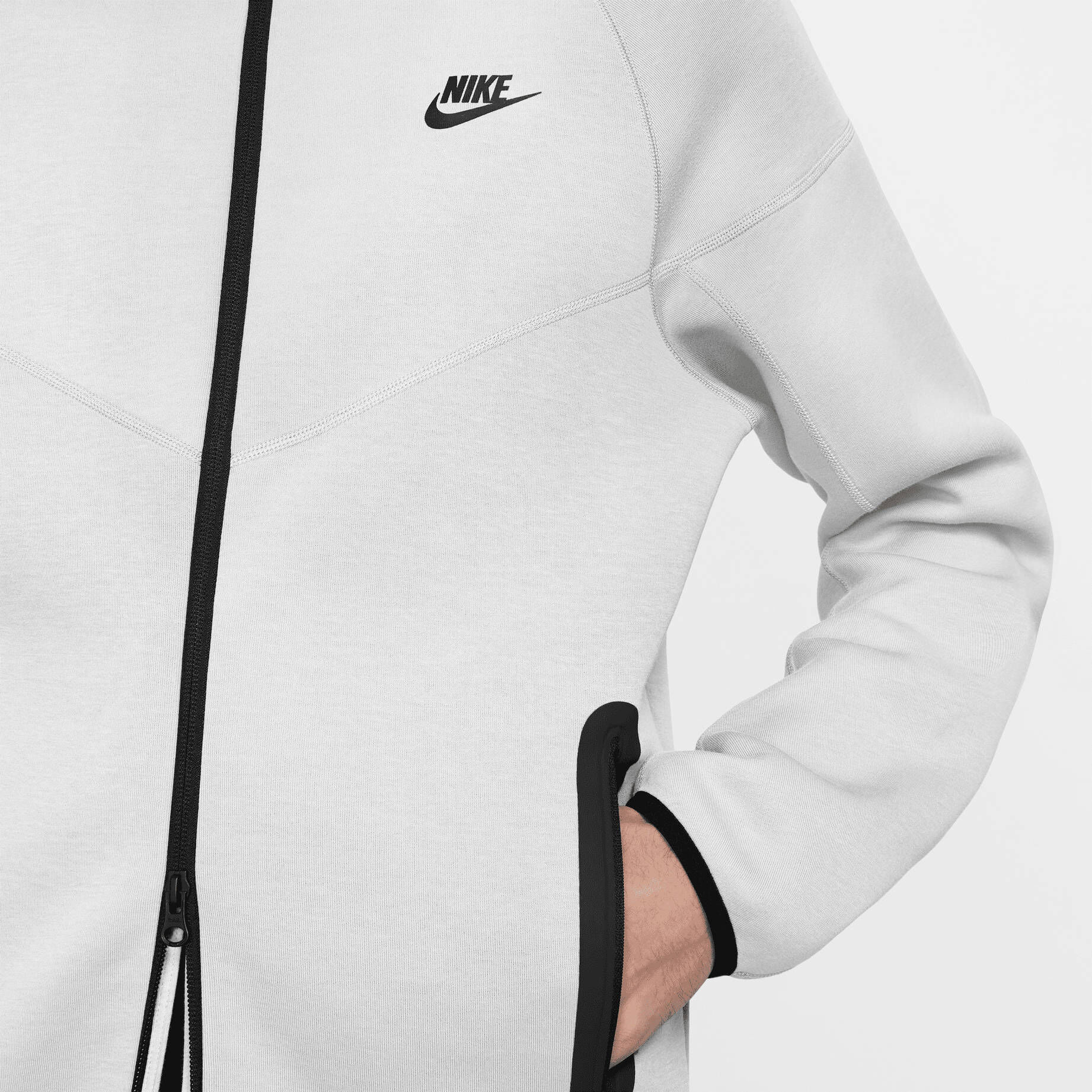 Nike Sportswear| Herren Sweatjacke mit Kapuze TECH FLEECE Regular Fit