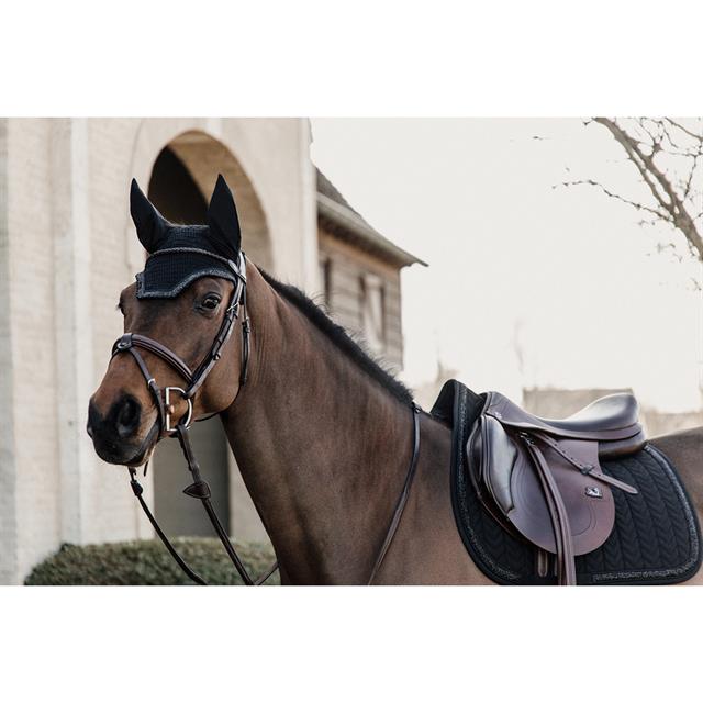 Oornetje Kentucky Wellington Glitter Stone Zwart