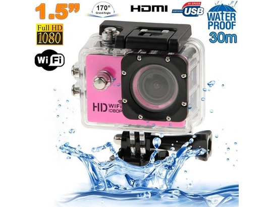 YONIS - Caméra sport Caméra wifi sport embarquée plongée caisson caméscope 12mp f...