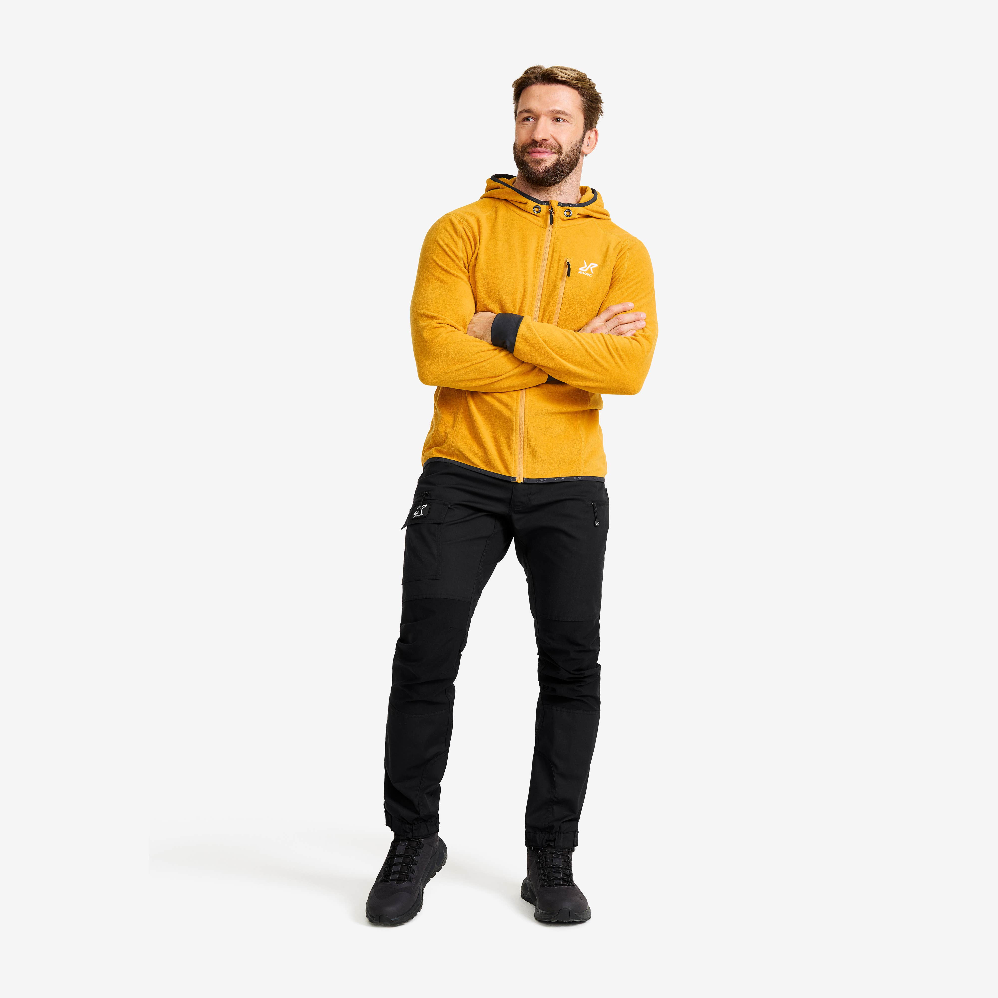 Trekker Hoodie Herre Nugget Gold