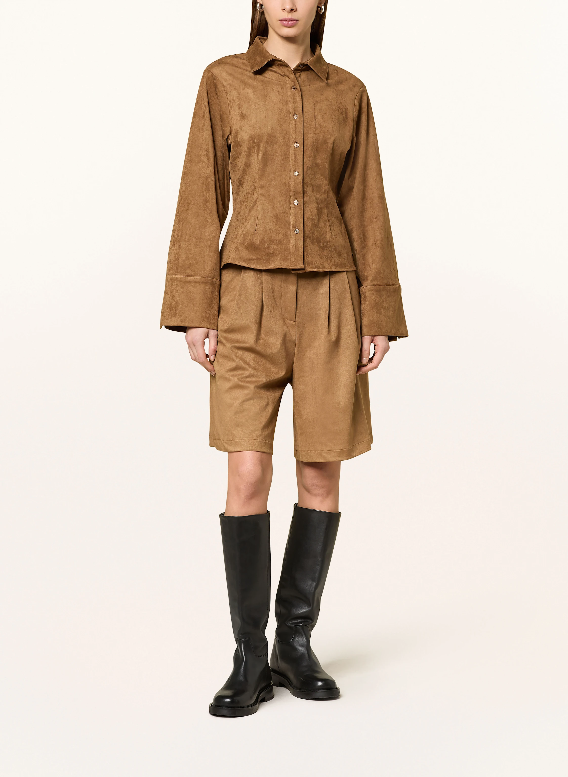 NEO NOIR Shorts NIKA in Lederoptik