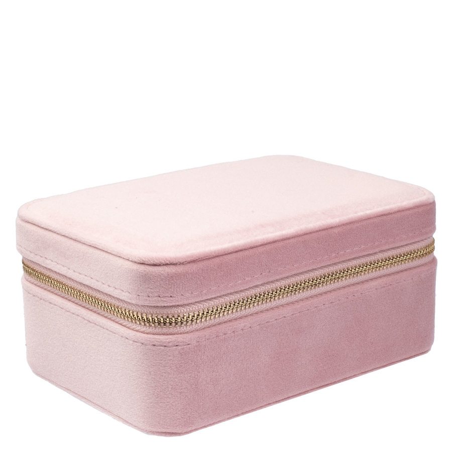 DARK Velvet Jewellery Box Light Rose
