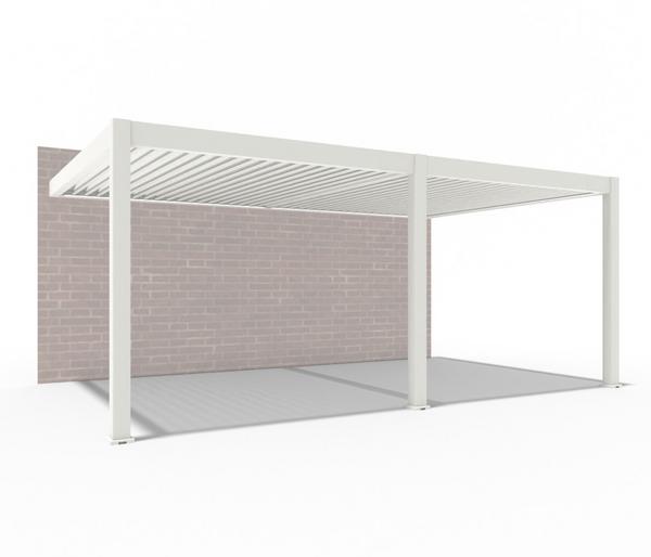Weide Wand-Pergola LED E-Deluxe Plus 4x6, ca.