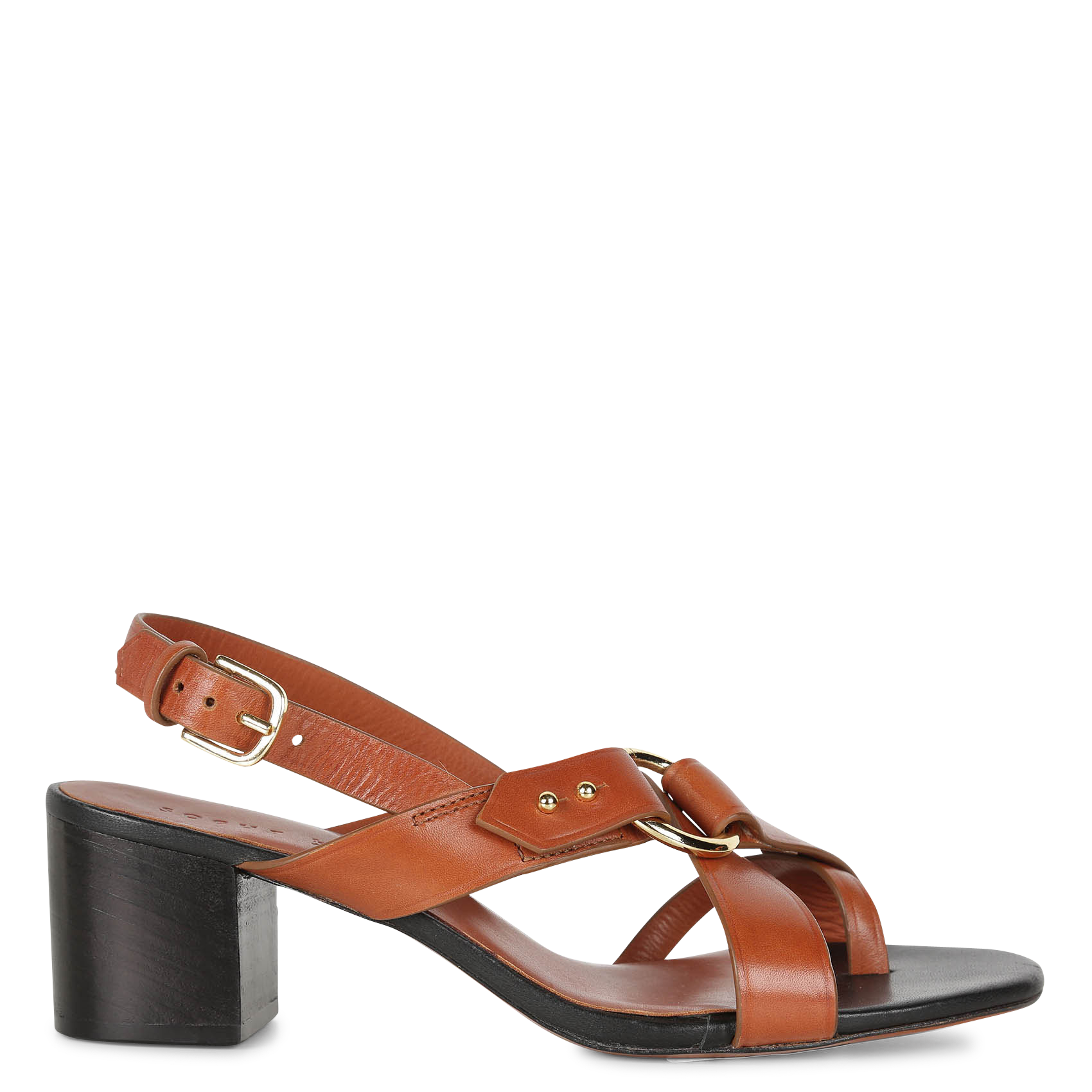 FLORENTINE - Sandales hautes en cuir | Marron