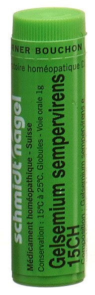 SCHMIDT-NAGEL Gelsemium sempervirens 15 CH<br>1 g, Globuli