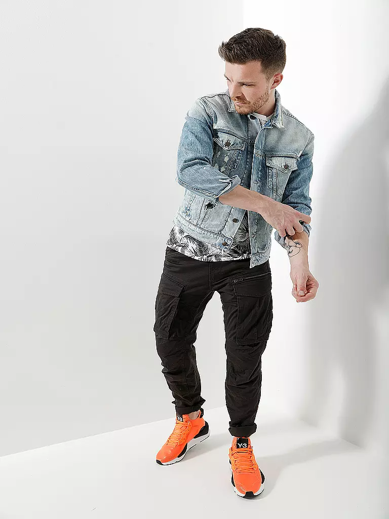 G-STAR RAW Cargohose Tapered Fit ROVIC 3D grau
