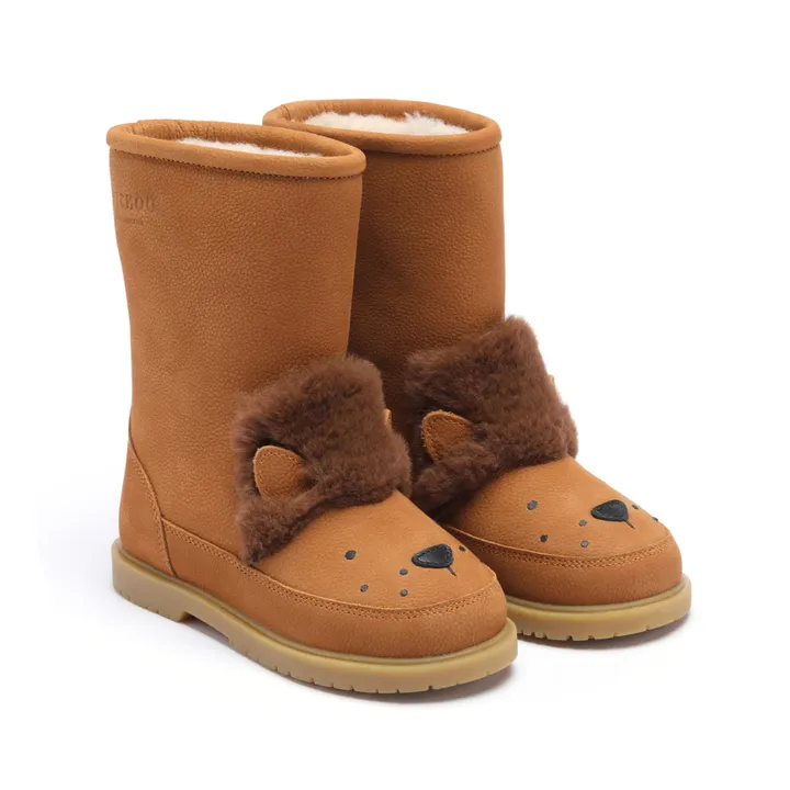 Donsje Bottes Fourrées Wadudu Lion | Camel