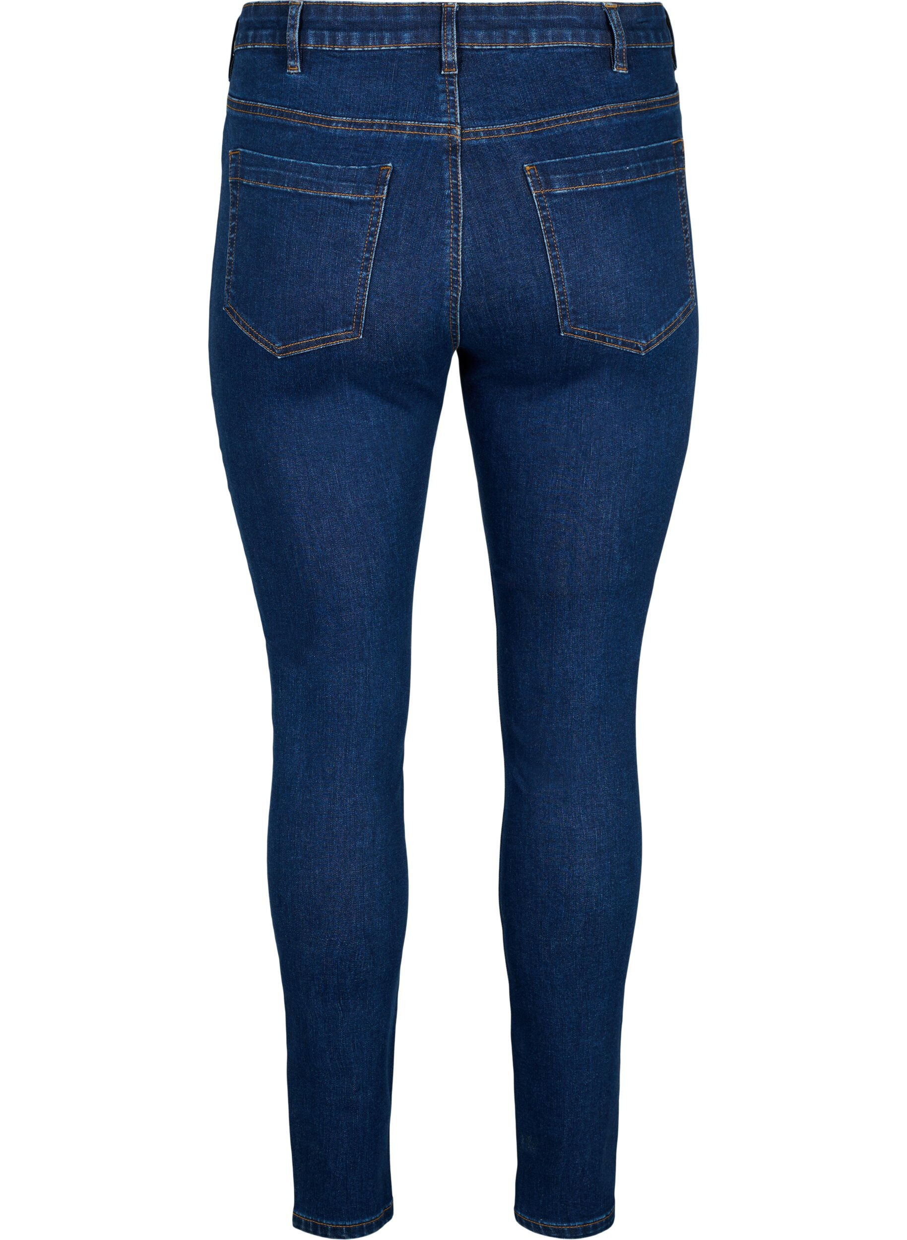 Amy jeans med høj talje og super slim fit