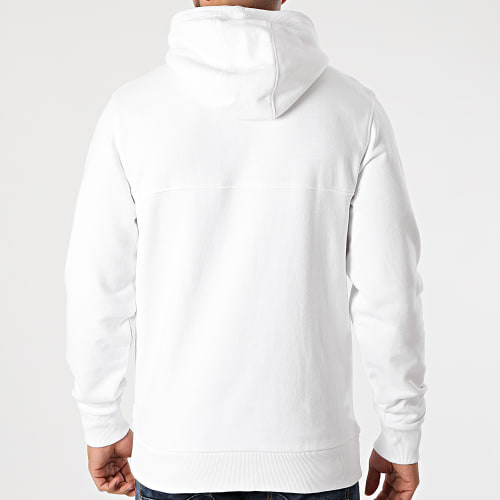Sweat Capuche Small Chest Logo 7165 Blanc