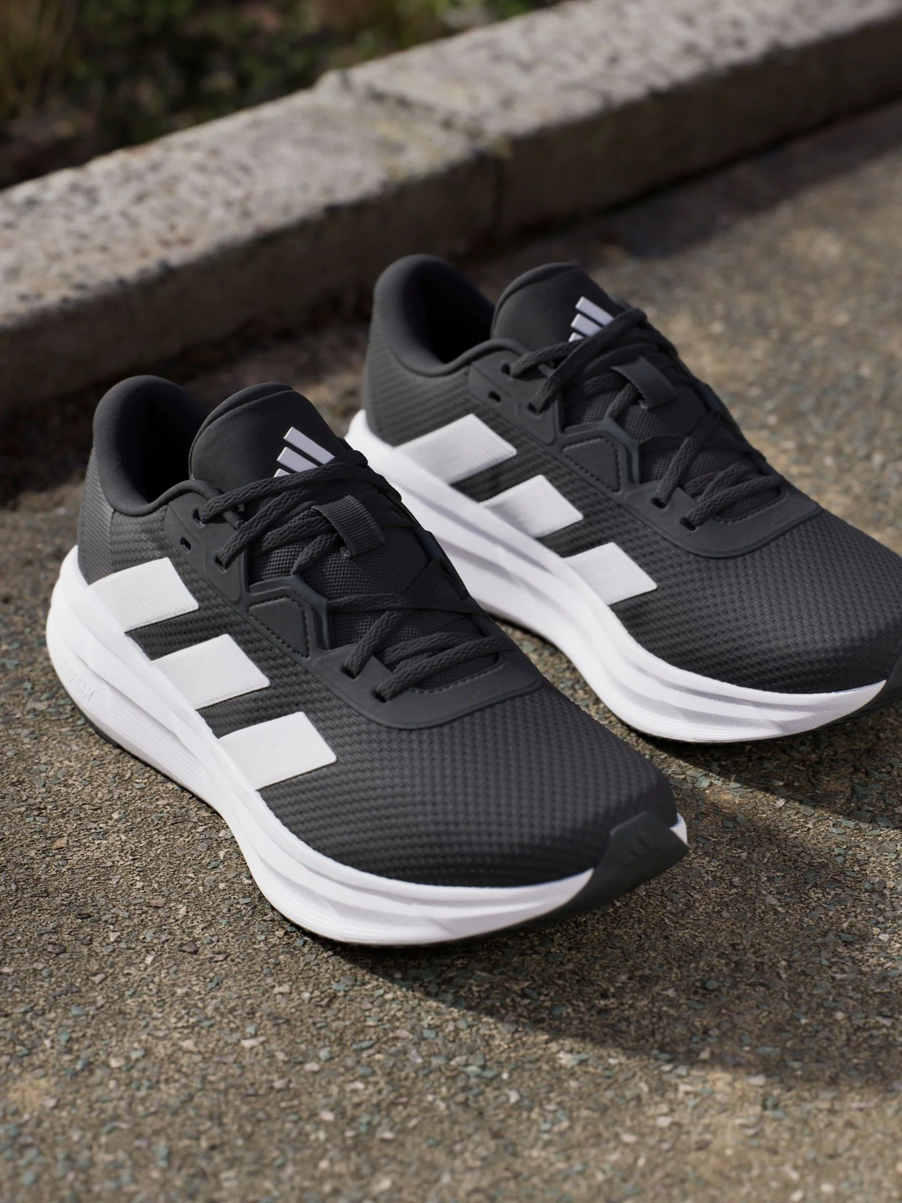 Zwart/wit - adidas Galaxy 7 hardloopschoenen