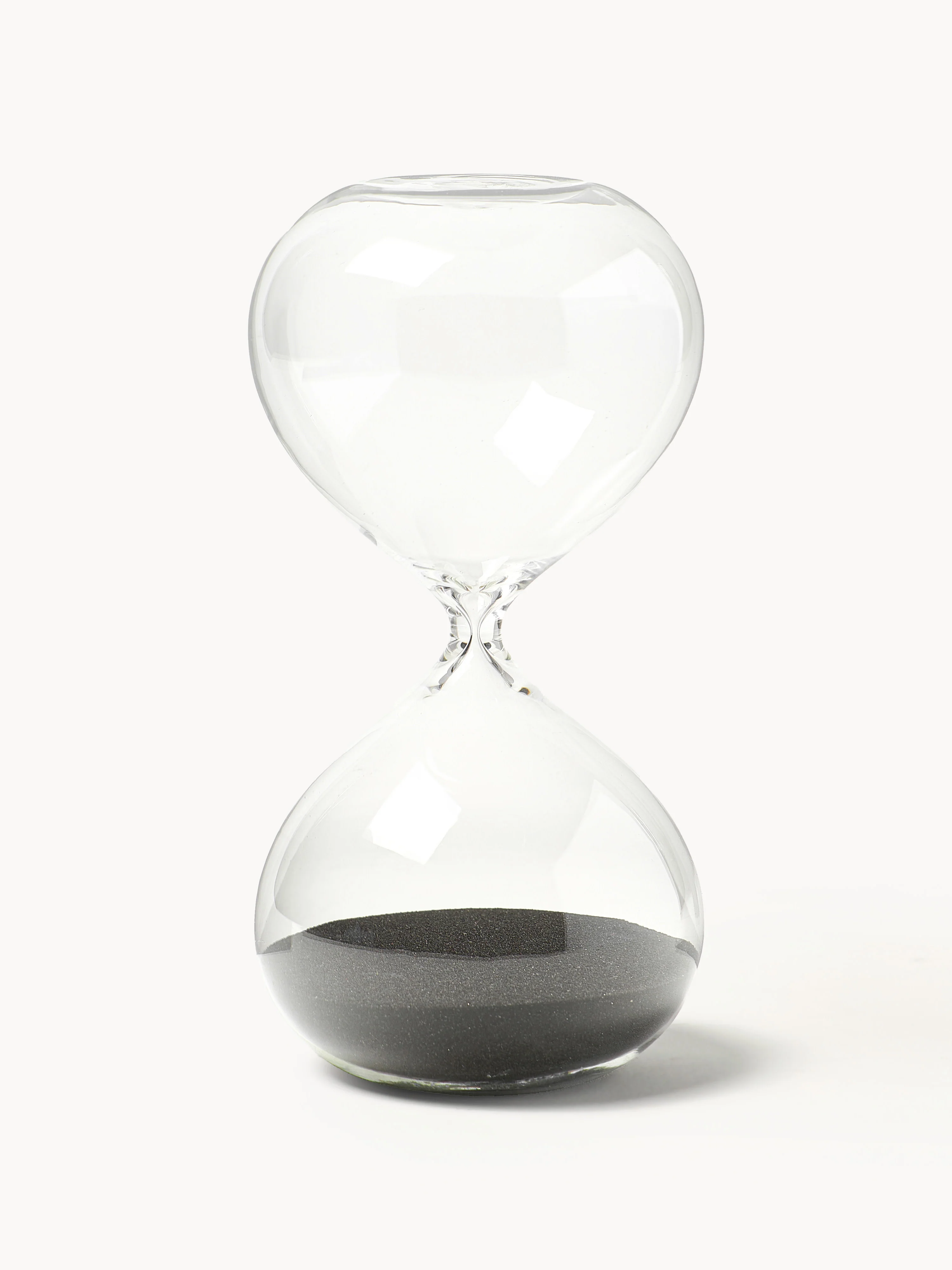 Glazen zandloper Ball, 30 minuten