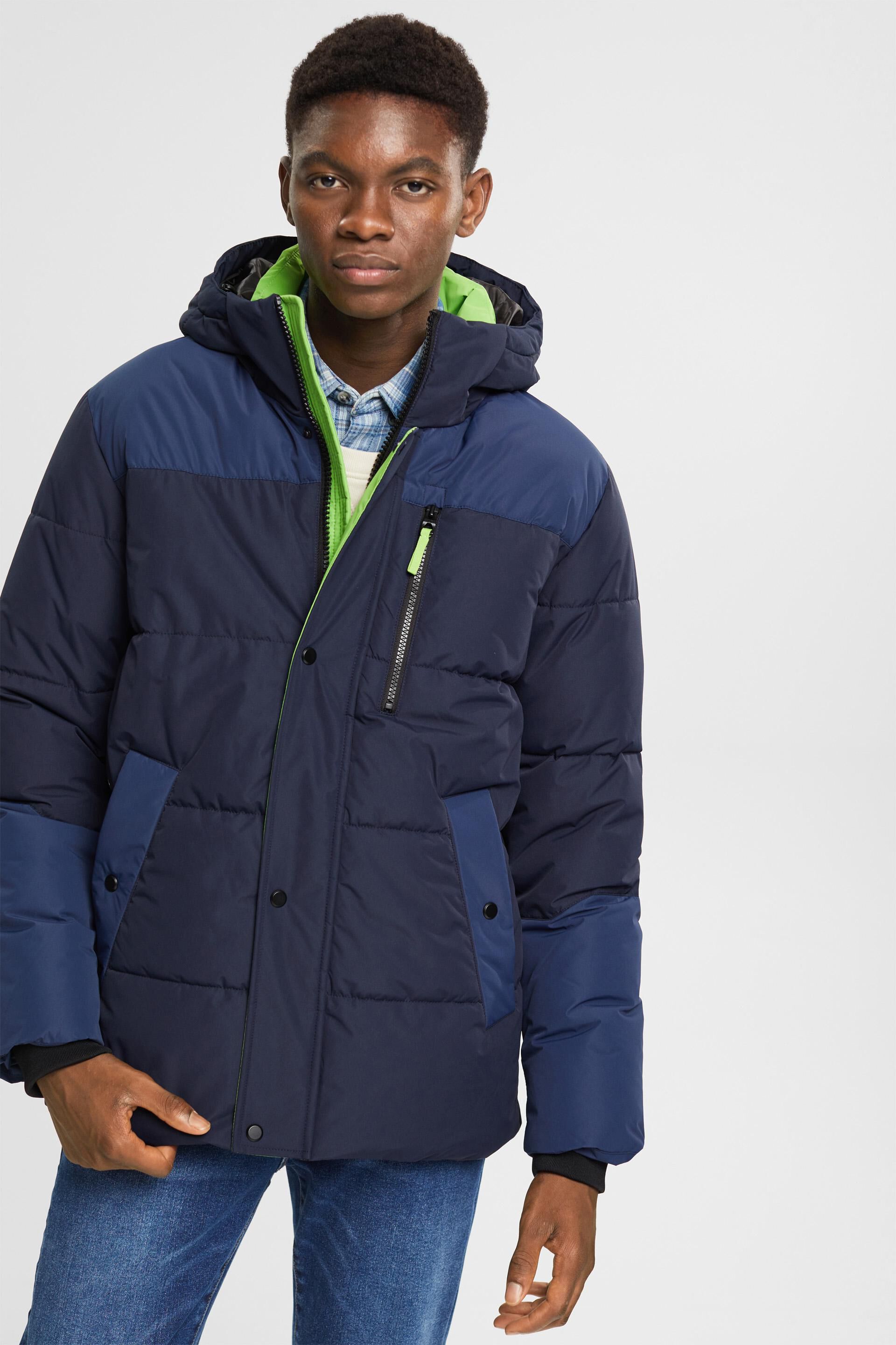 Veste matelassée à détails fluo