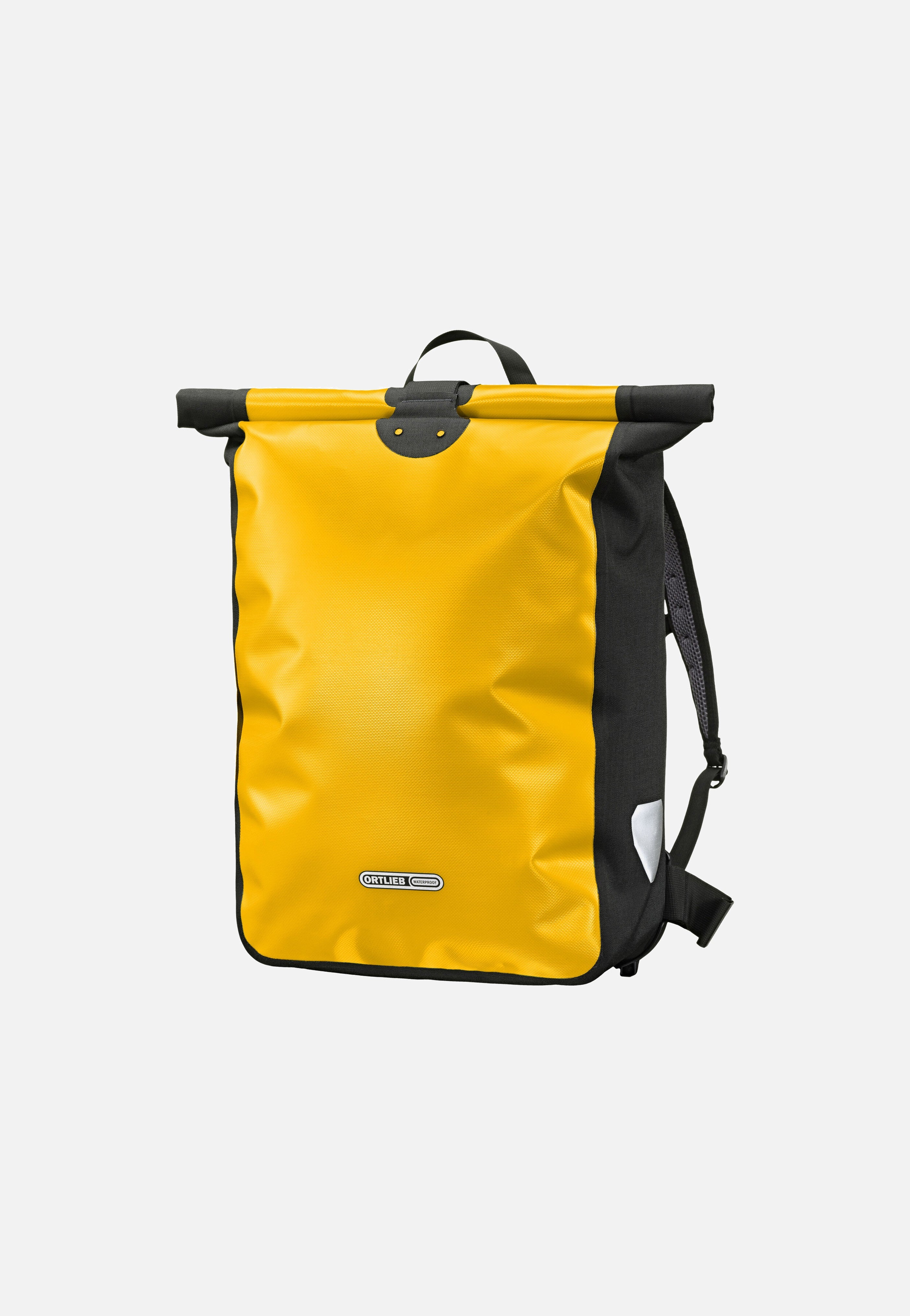 Messenger-Bag Sonnengelb Schwarz - Rolltop Rucksack